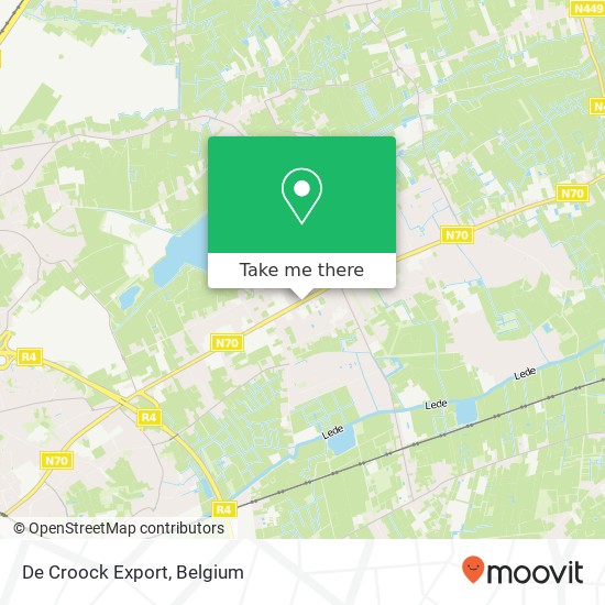 De Croock Export map