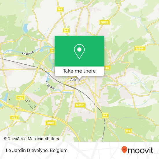 Le Jardin D´evelyne map