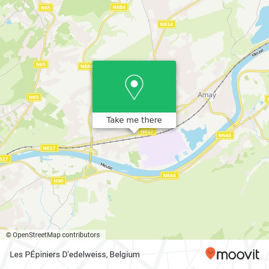 Les PÉpiniers D'edelweiss map