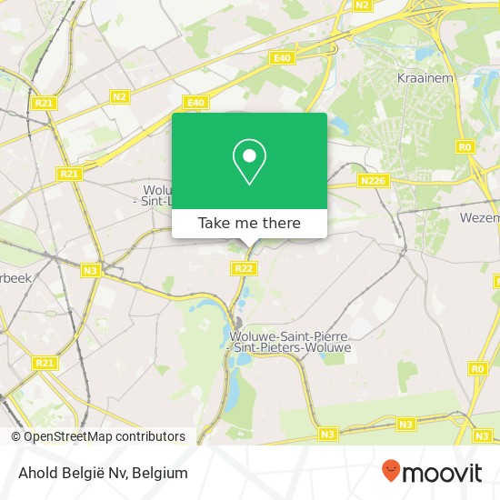 Ahold België Nv map