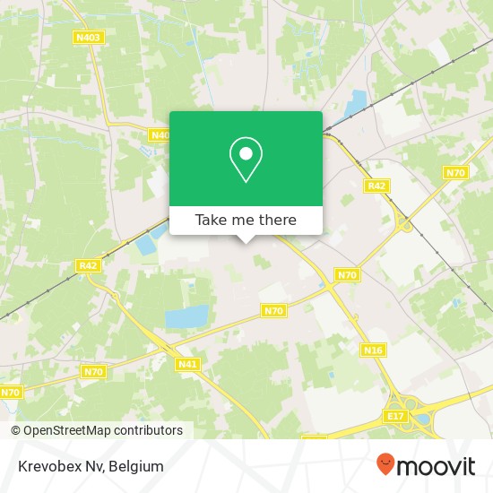 Krevobex Nv map