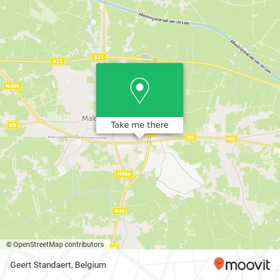 Geert Standaert map