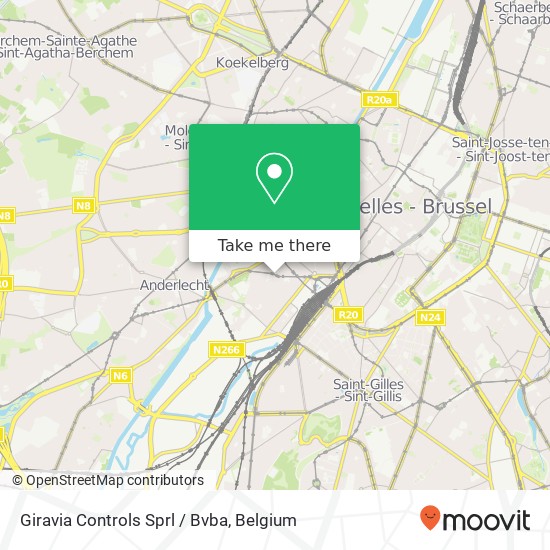 Giravia Controls Sprl / Bvba map