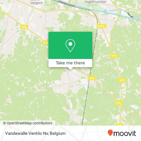 Vandewalle Ventilo Nv map