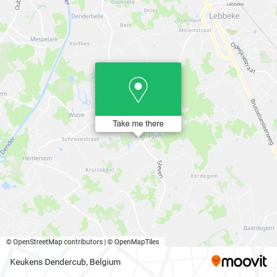 Keukens Dendercub map
