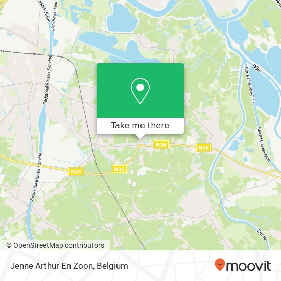 Jenne Arthur En Zoon map