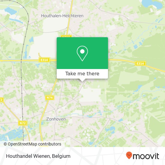 Houthandel Wienen map