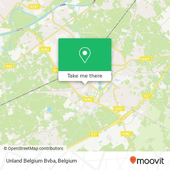 Unland Belgium Bvba map