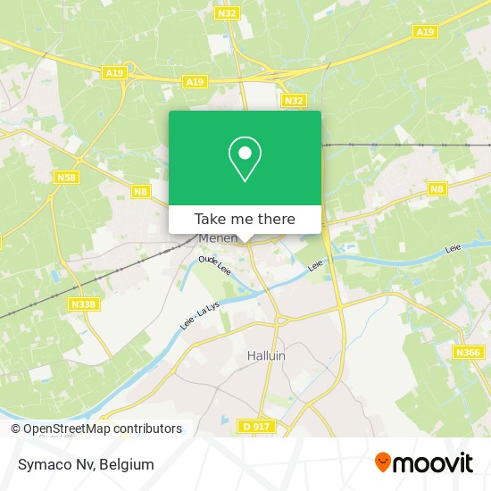 Symaco Nv map