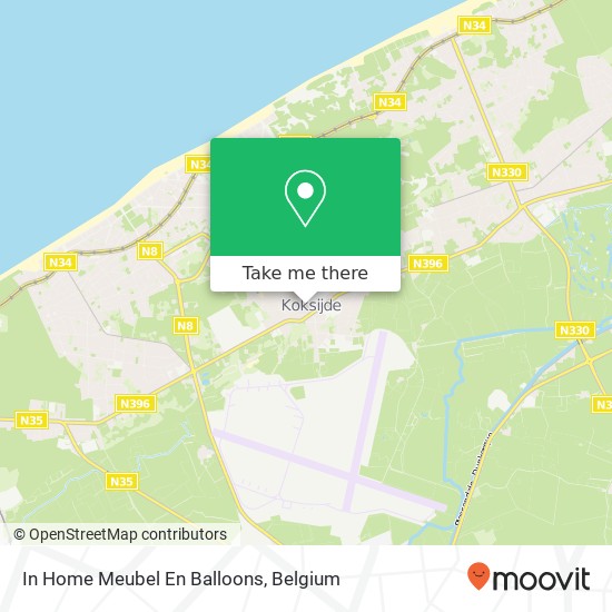 In Home Meubel En Balloons map