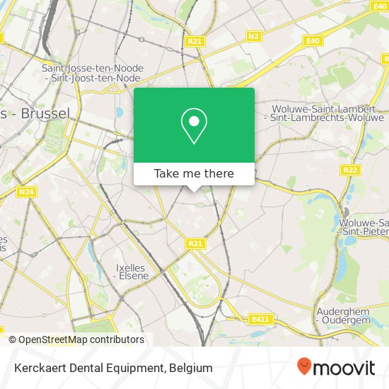 Kerckaert Dental Equipment map