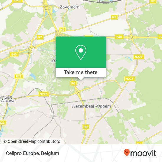 Cellpro Europe map
