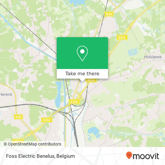 Foss Electric Benelux map
