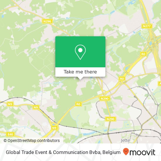 Global Trade Event & Communication Bvba map