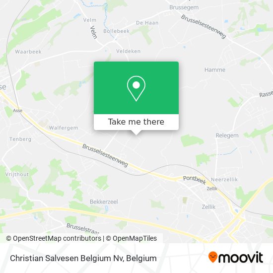 Christian Salvesen Belgium Nv map