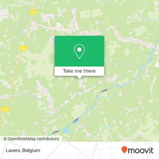 Lavers map