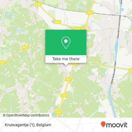 Kruiwagentje ('t) map