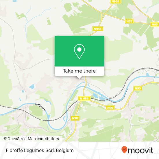 Floreffe Legumes Scrl map