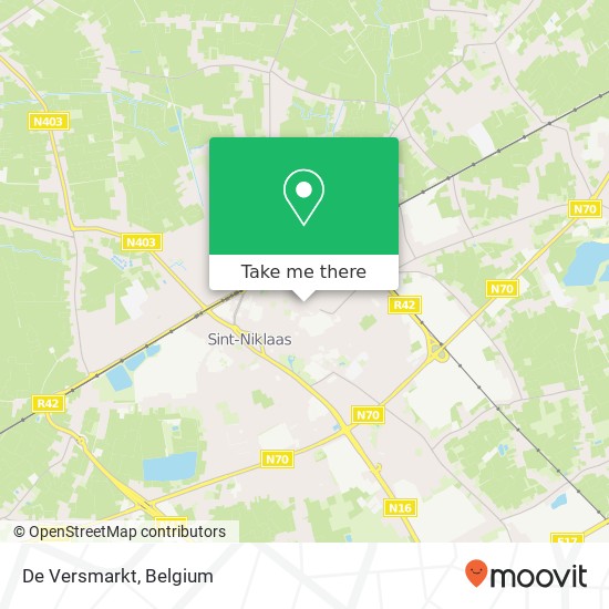 De Versmarkt map