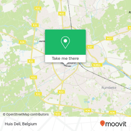 Huis Deli map