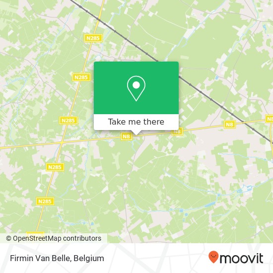 Firmin Van Belle map