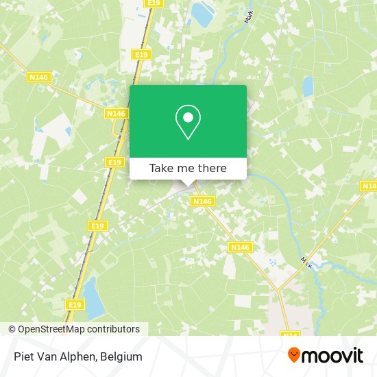 Piet Van Alphen map