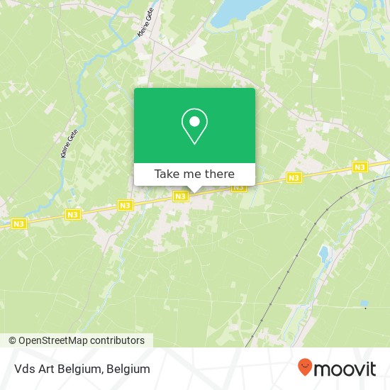 Vds Art Belgium map