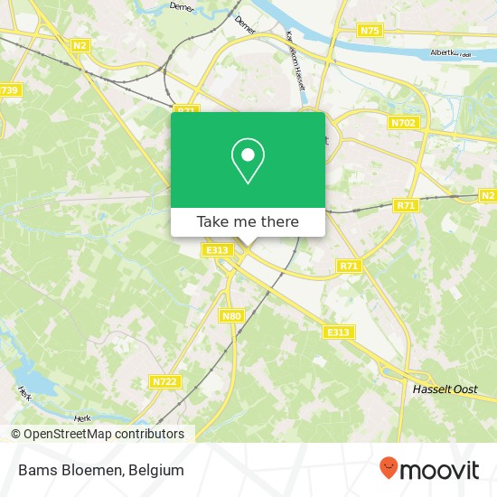 Bams Bloemen map