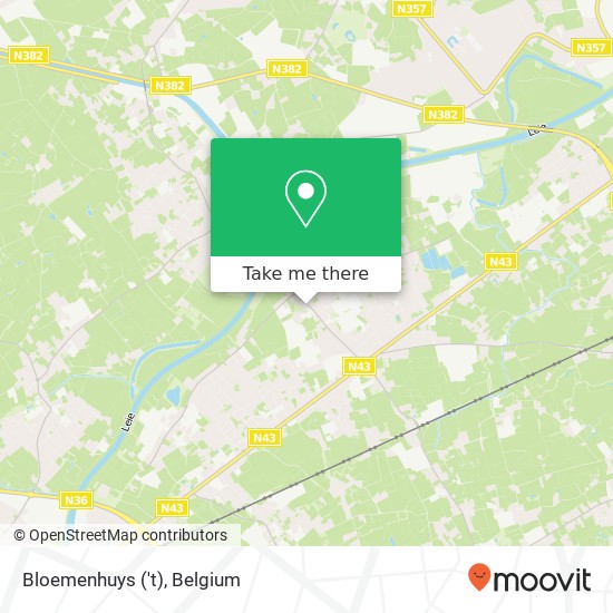 Bloemenhuys ('t) map