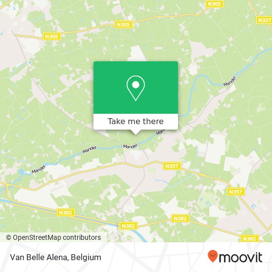 Van Belle Alena map