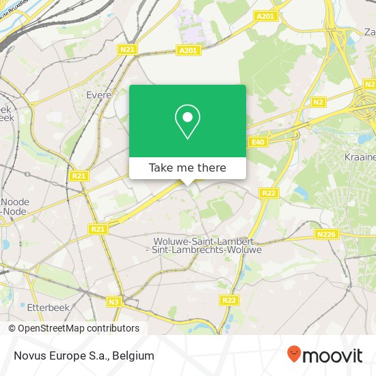 Novus Europe S.a. map