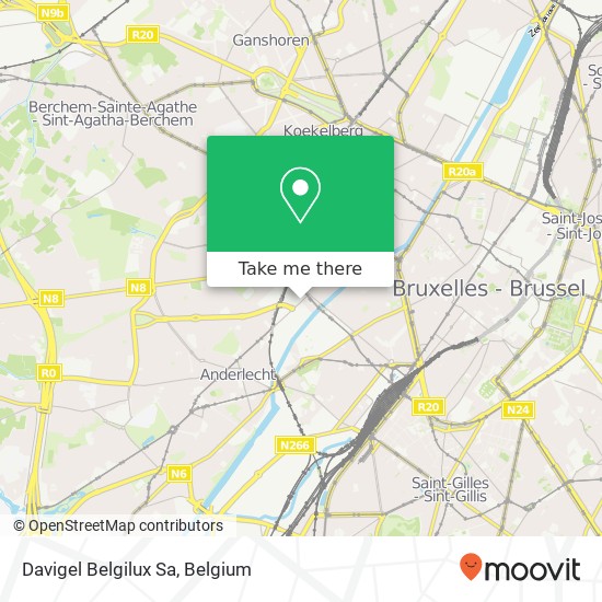 Davigel Belgilux Sa map