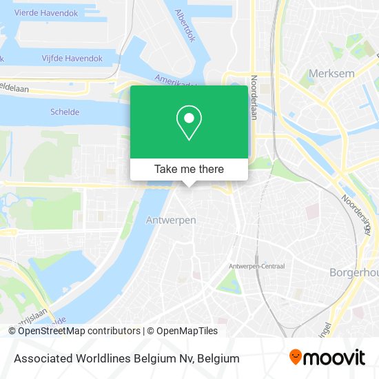 Associated Worldlines Belgium Nv map