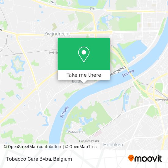 Tobacco Care Bvba map