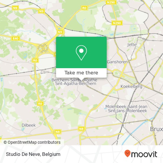 Studio De Neve map