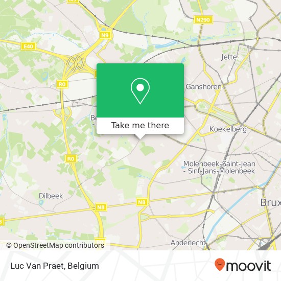 Luc Van Praet map