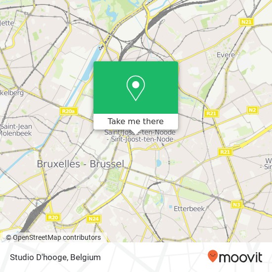 Studio D'hooge map