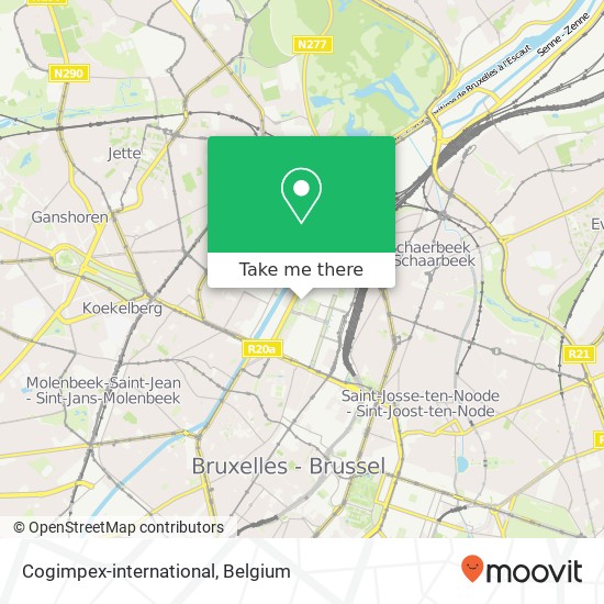 Cogimpex-international map