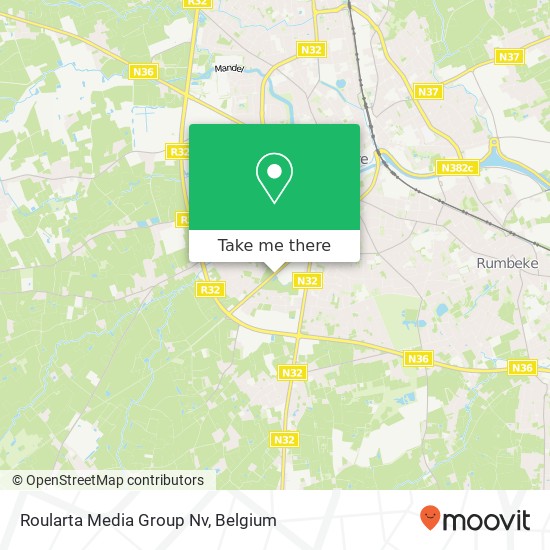 Roularta Media Group Nv map
