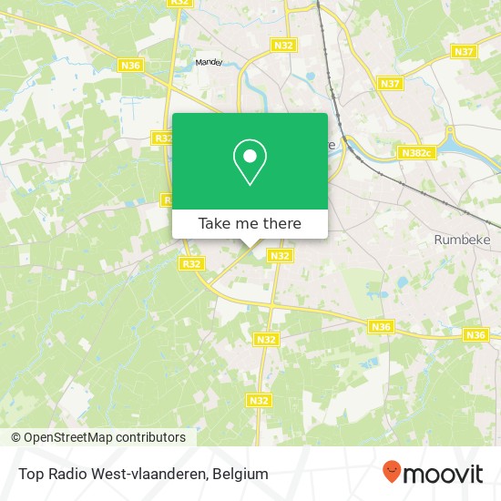 Top Radio West-vlaanderen plan