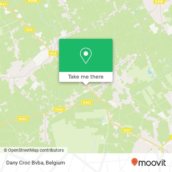 Dany Croc Bvba map