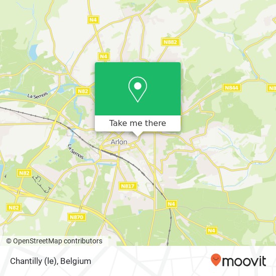 Chantilly (le) map