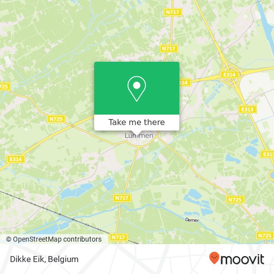 Dikke Eik map