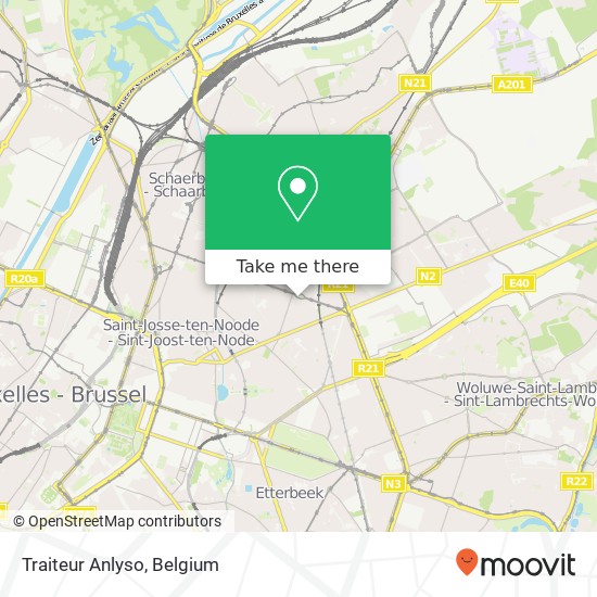 Traiteur Anlyso map