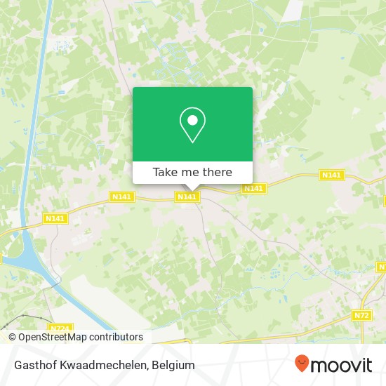Gasthof Kwaadmechelen map