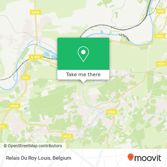 Relais Du Roy Louis plan