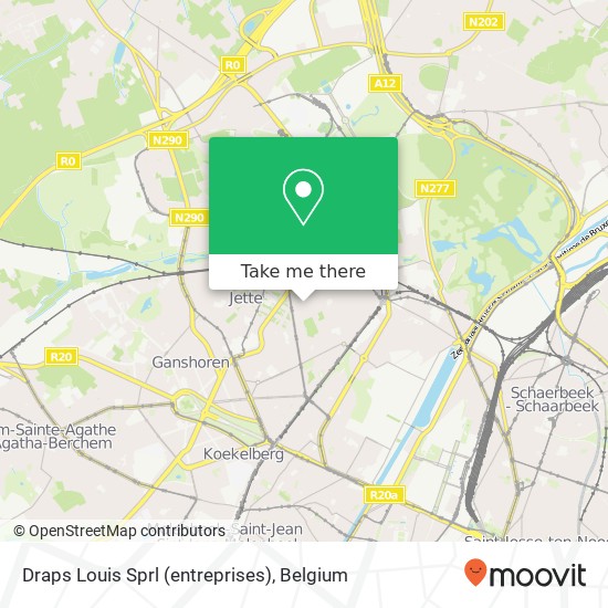 Draps Louis Sprl (entreprises) map