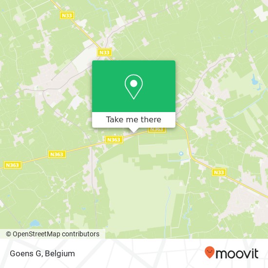 Goens G map