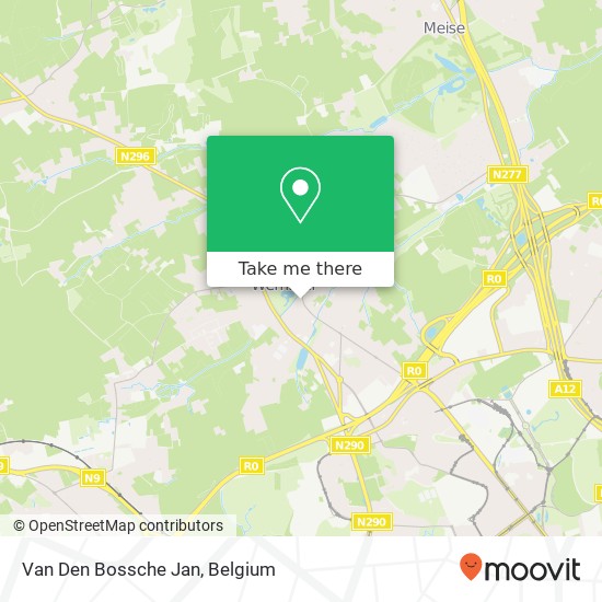 Van Den Bossche Jan map