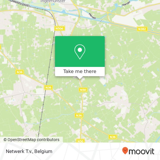 Netwerk T.v. map